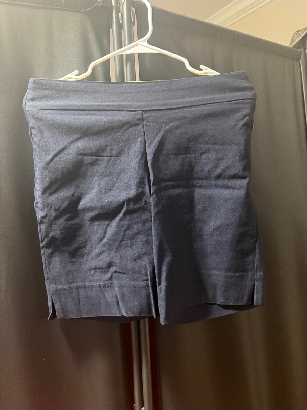 Gretchen Scott Designs Navy Stretch Knit Bermuda Shorts